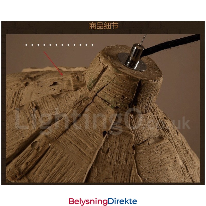 Vintage Betong Pendellampe