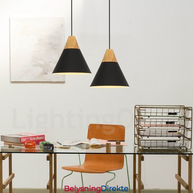 Moderne Samtidsstil 1 Lys Pendellampe