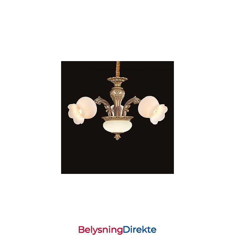 Moderne Samtids Annet Metall Lysekrone