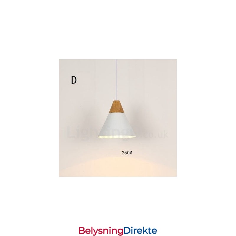Moderne Samtidsstil 1 Lys Pendellampe