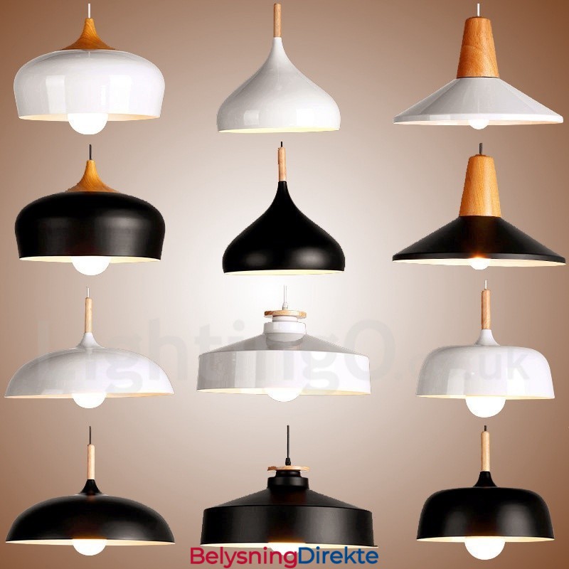 Moderne Samtidsstil 1 Lys Pendellampe