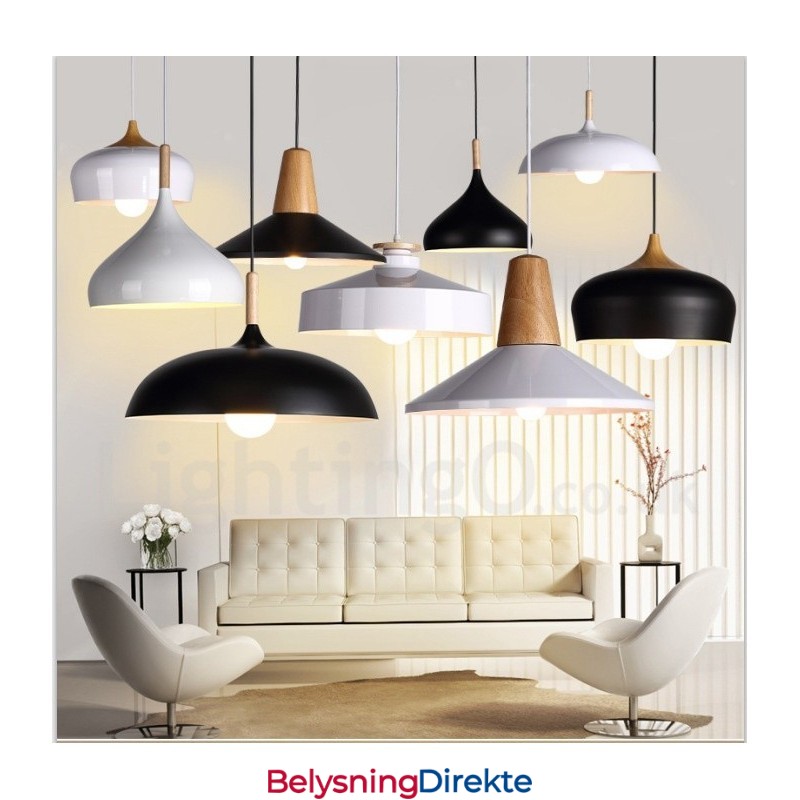 Moderne Samtidsstil 1 Lys Pendellampe