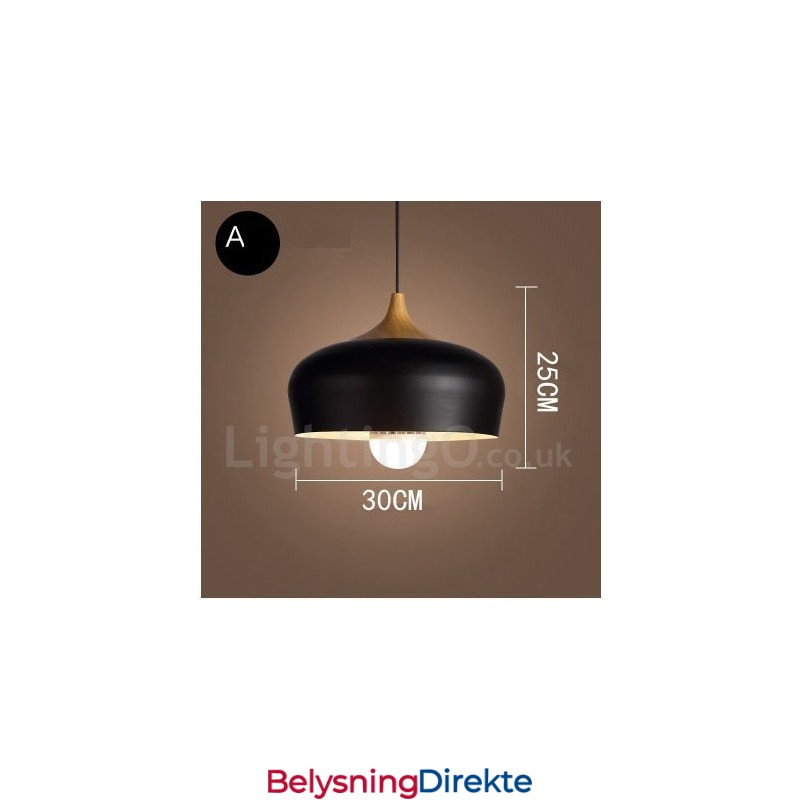 Moderne Samtidsstil 1 Lys Pendellampe