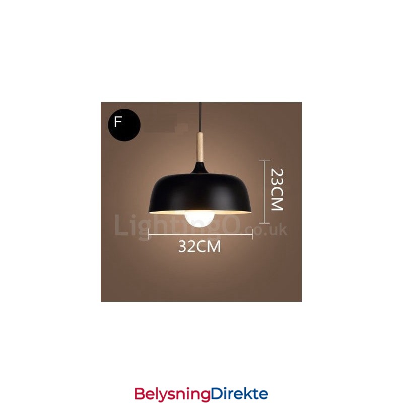 Moderne Samtidsstil 1 Lys Pendellampe