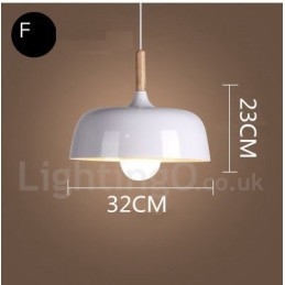 Moderne Samtidsstil 1 Lys Pendellampe