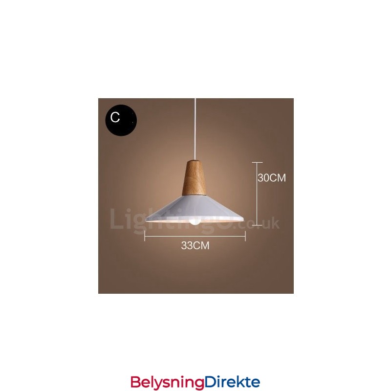 Moderne Samtidsstil 1 Lys Pendellampe
