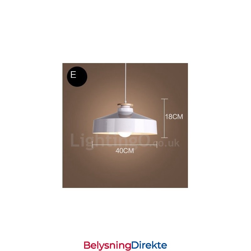 Moderne Samtidsstil 1 Lys Pendellampe