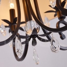 Rustikk Lodge Metall Tromme Pendellampe