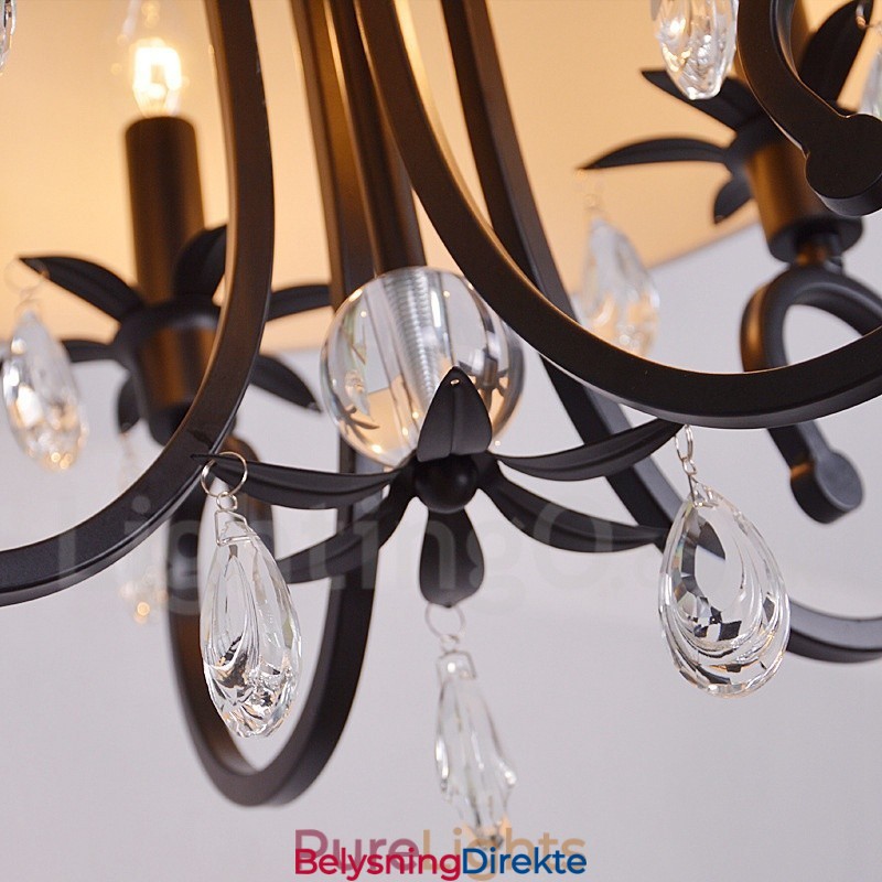 Rustikk Lodge Metall Tromme Pendellampe