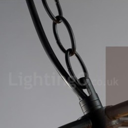 Metallkuleformet Vintage Pendellampe Med 6 Lys