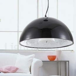 Svart Rustikk Lodge 1 Lys Pendellampe