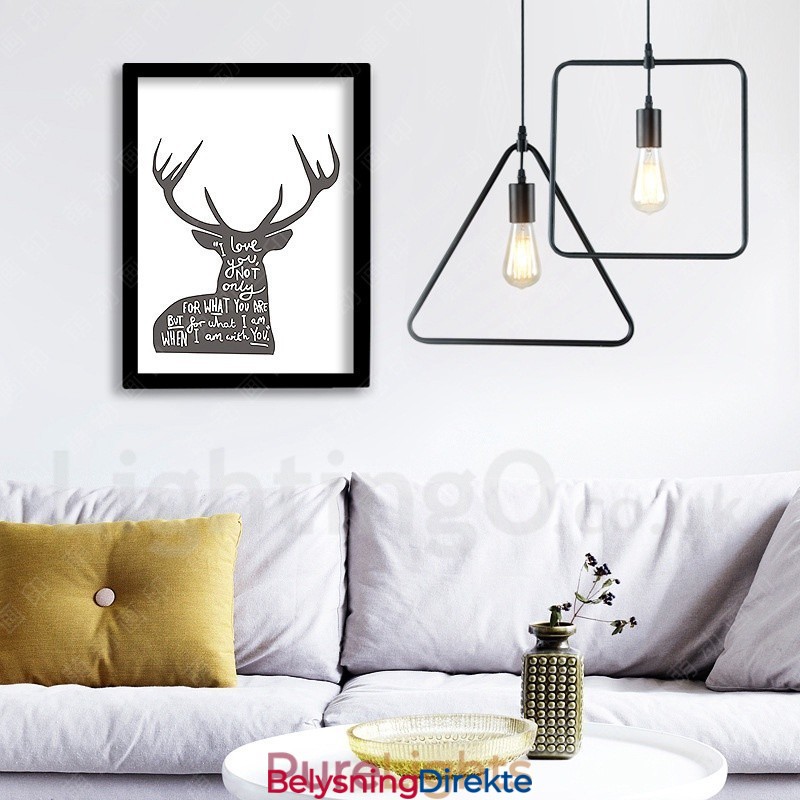 Moderne Og Moderne Metall Pendellampe Med 1 Lys