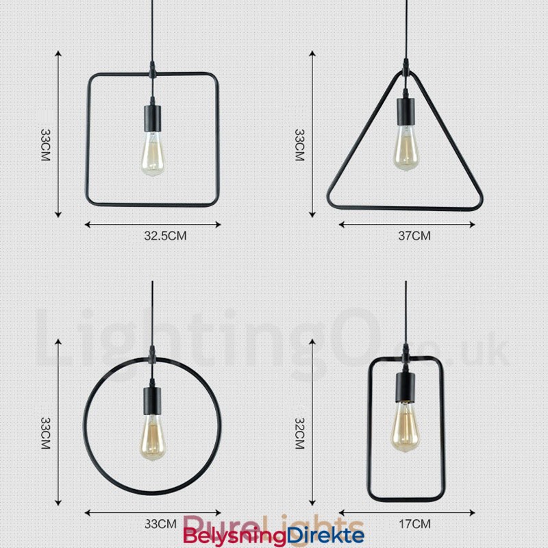 Moderne Og Moderne Metall Pendellampe Med 1 Lys