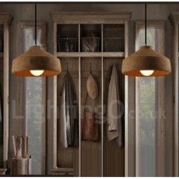 Moderne, Samtidskunst Betong Pendellampe Med Én Lyskilde