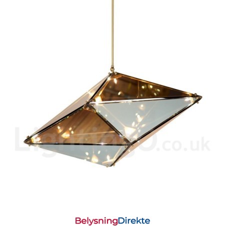 Moderne Og Moderne Pendellampe Med Glassskjerm