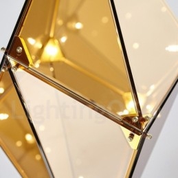 Moderne Og Moderne Pendellampe Med Glassskjerm