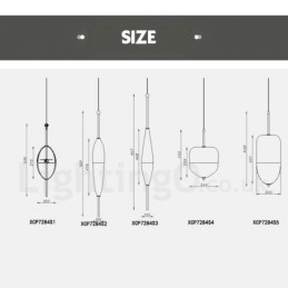 Moderne, Samtidskunstnerisk Anhengslampe Med Gradientfarge Og Glassskjerm