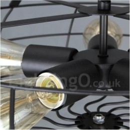 Retro Vintage Pendellampe Med 5 Lys