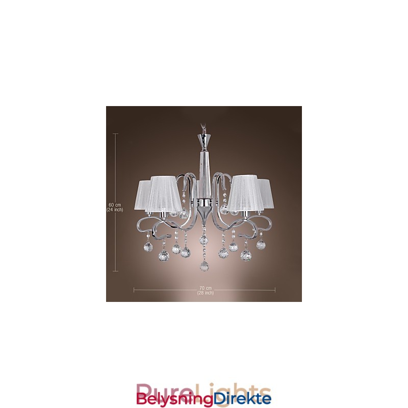 Moderne, Samtidskunst Krystallelektrobelagt Lysekrone