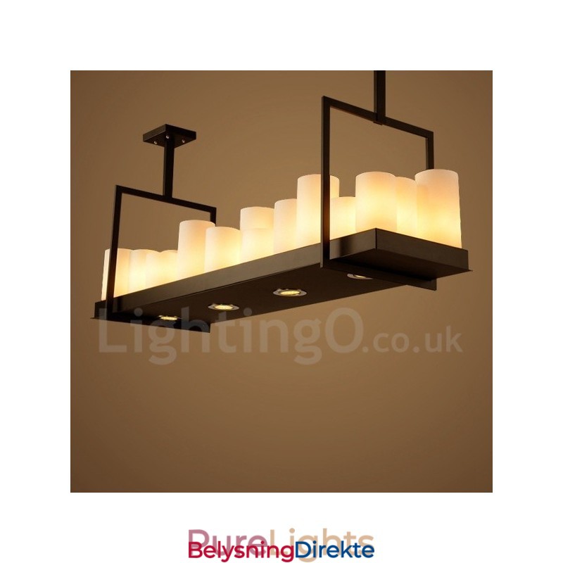 Rustikk Lodge Vintage Lysestake Anhengslampe