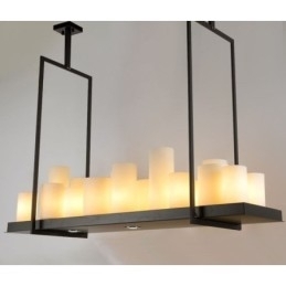 Rustikk Lodge Vintage Lysestake Anhengslampe