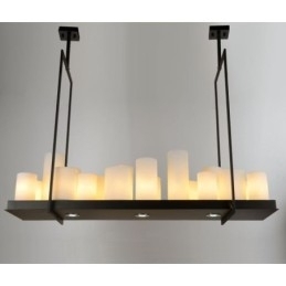 Rustikk Lodge Vintage Lysestake Anhengslampe