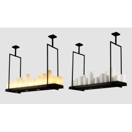 Rustikk Lodge Vintage Lysestake Anhengslampe