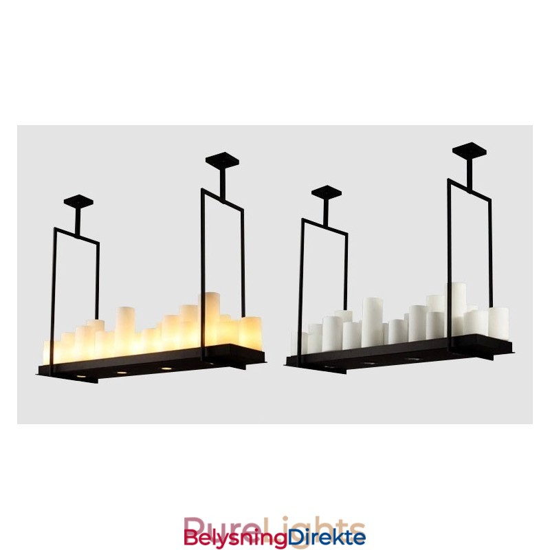 Rustikk Lodge Vintage Lysestake Anhengslampe