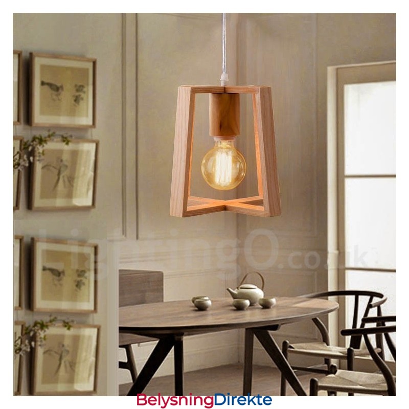 Tre Moderne Samtidsstil 1 Lys Pendellampe