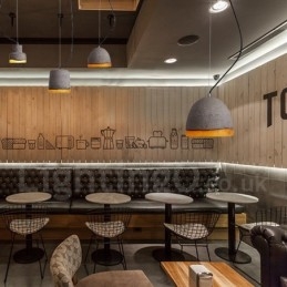 Moderne Og Samtidskunst Betong Pendellampe Med 1 Lys