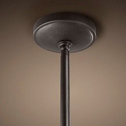 Retro Stil Jern Pendellampe Med 12 Lys I Stearinlysfunksjon