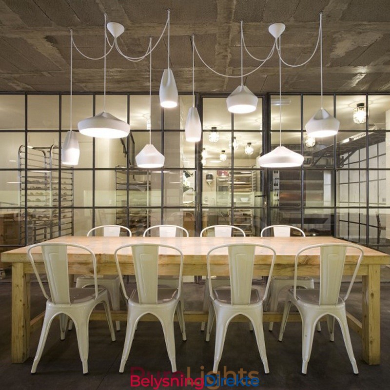 Moderne, Samtidskunstnerisk Pendellampe I Flere Farger