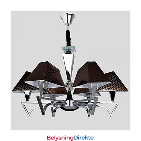 Mote Smijernslysekronebelysning Kunstlysekrone Med 6 Lys