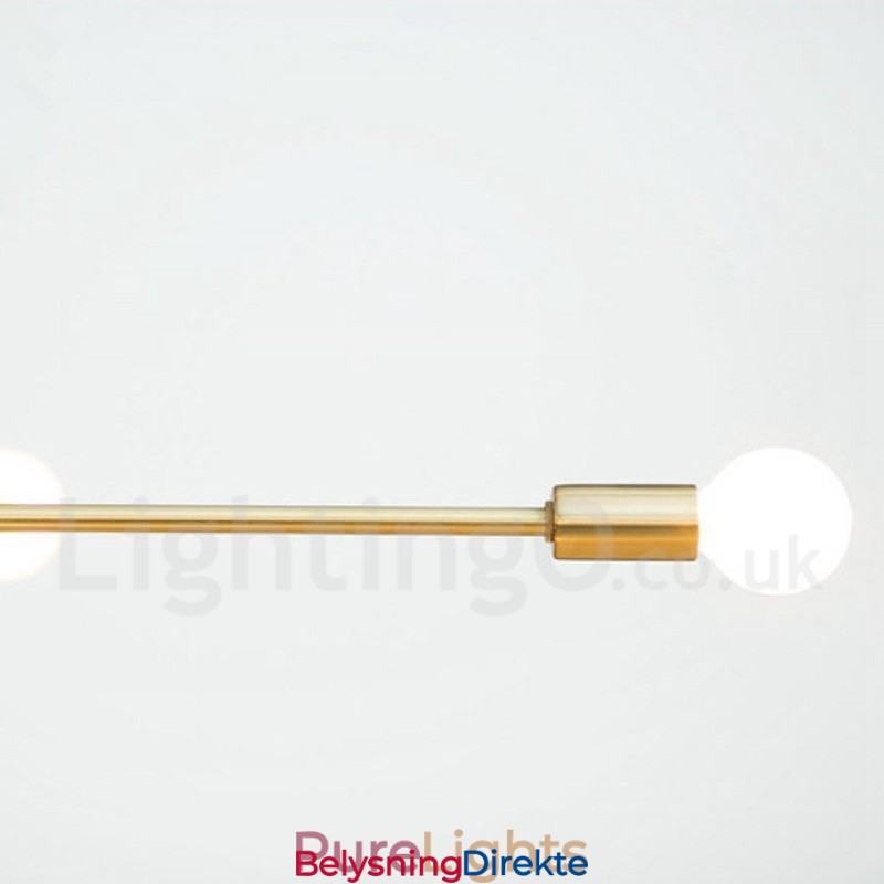 Moderne, Samtidskunstnerisk Kobberlysekrone Med 5 Lys