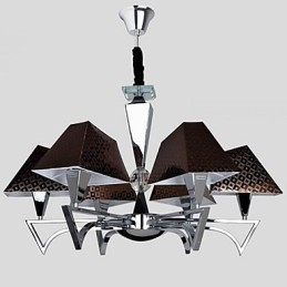 Mote Smijernslysekronebelysning Kunstlysekrone Med 6 Lys