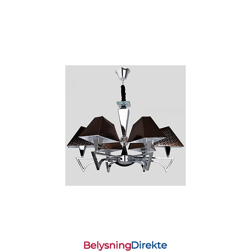 Mote Smijernslysekronebelysning Kunstlysekrone Med 6 Lys