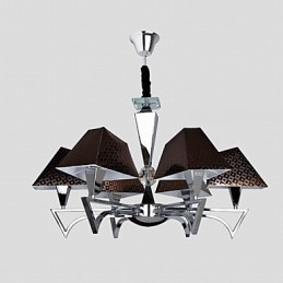 Mote Smijernslysekronebelysning Kunstlysekrone Med 6 Lys