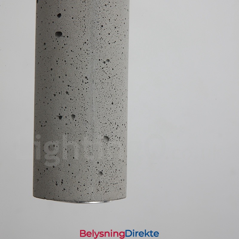 Moderne Og Samtidskunst Betong Pendellampe Med 1 Lys