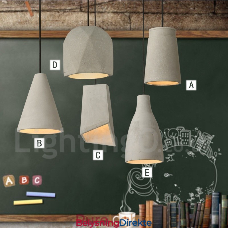 1 Lys Betong Pendellampe