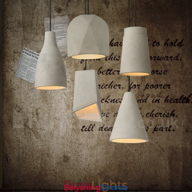 1 Lys Betong Pendellampe