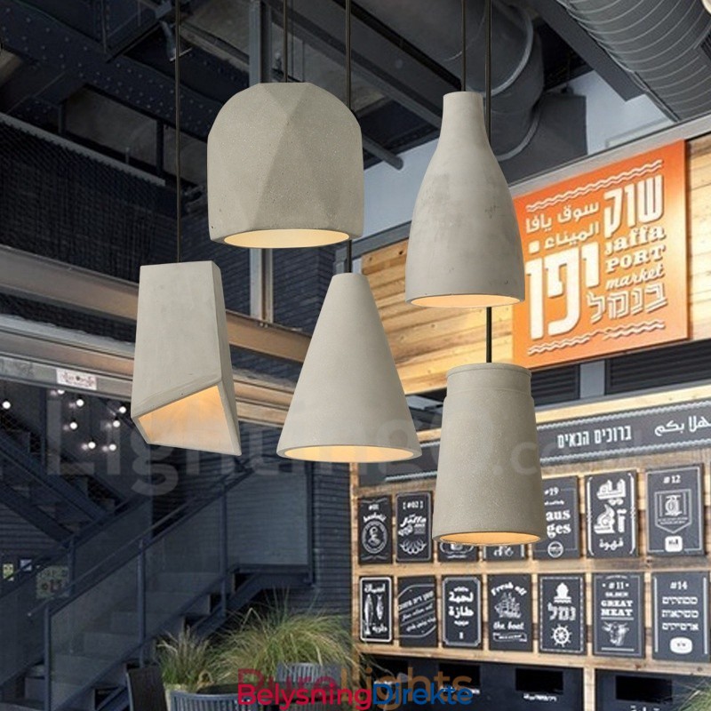 1 Lys Betong Pendellampe