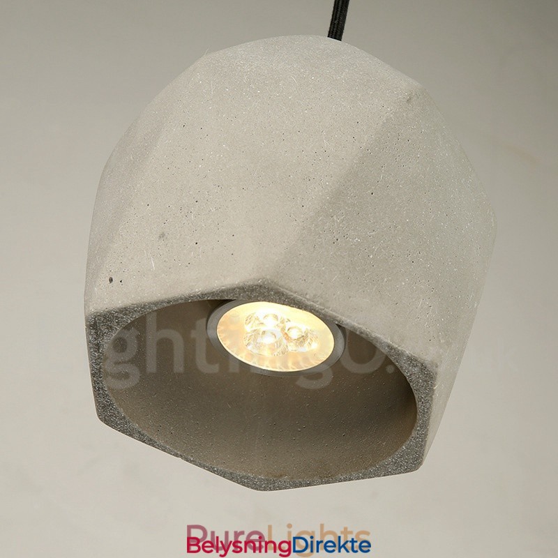 1 Lys Betong Pendellampe