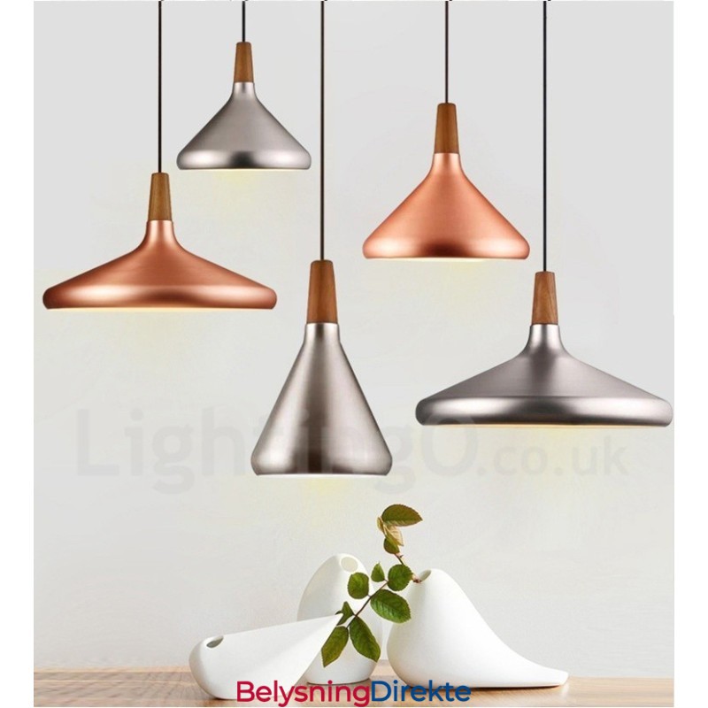 Moderne Og Moderne Metall Pendellampe Med 1 Lys