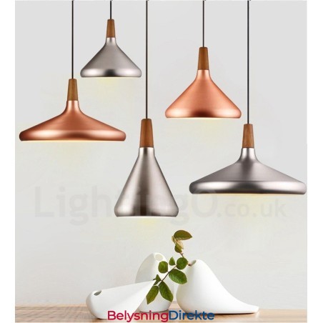 Moderne Og Moderne Metall Pendellampe Med 1 Lys