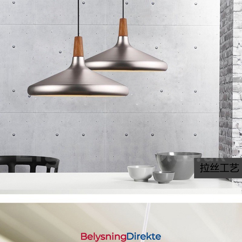 Moderne Og Moderne Metall Pendellampe Med 1 Lys
