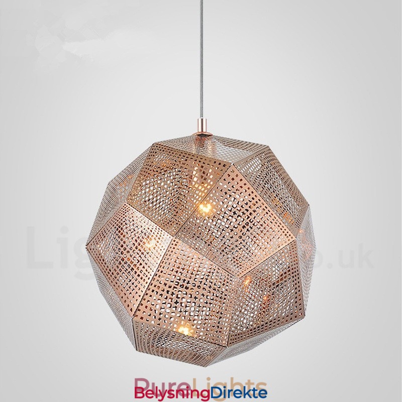 Moderne Og Moderne 1-Lys Globeformet Pendellampe