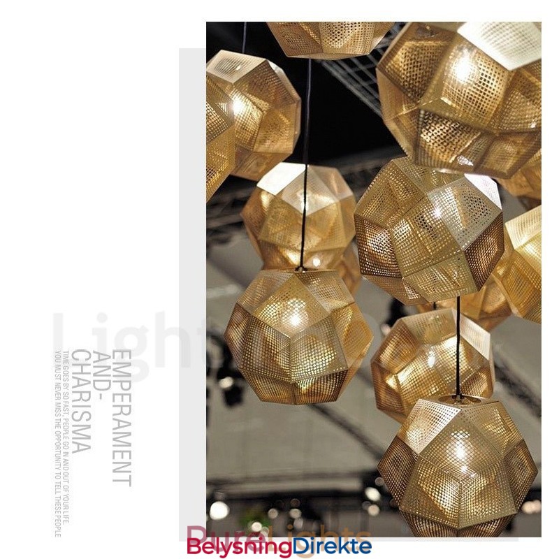 Moderne Og Moderne 1-Lys Globeformet Pendellampe