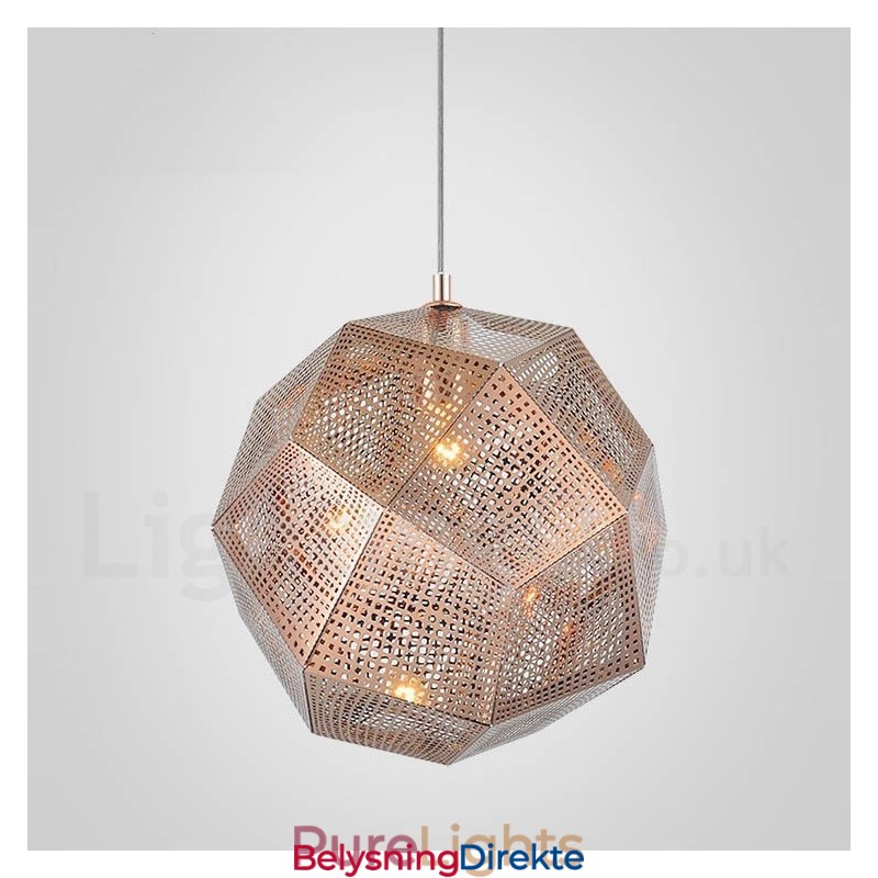 Moderne Og Moderne 1-Lys Globeformet Pendellampe