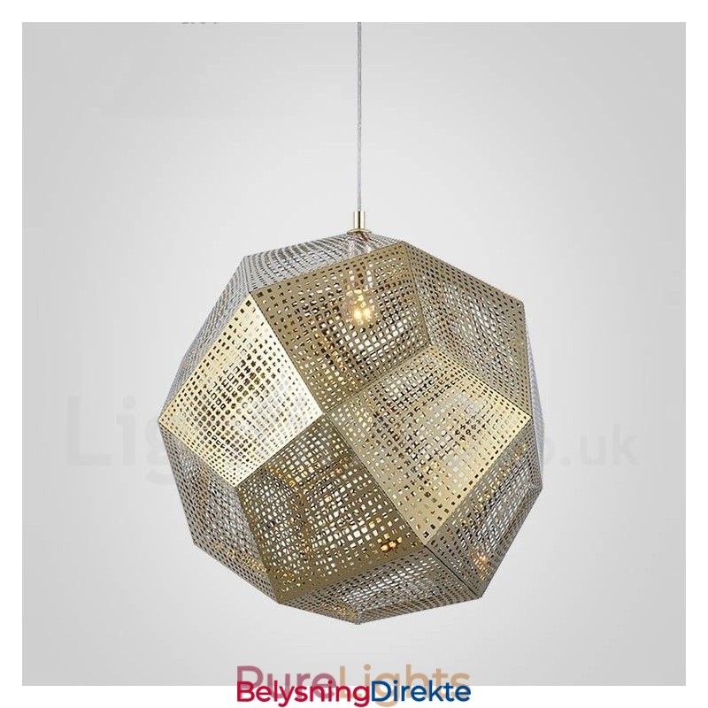 Moderne Og Moderne 1-Lys Globeformet Pendellampe