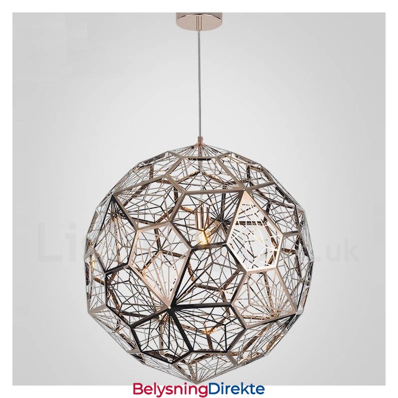 Moderne Og Moderne 1-Lys Globeformet Pendellampe